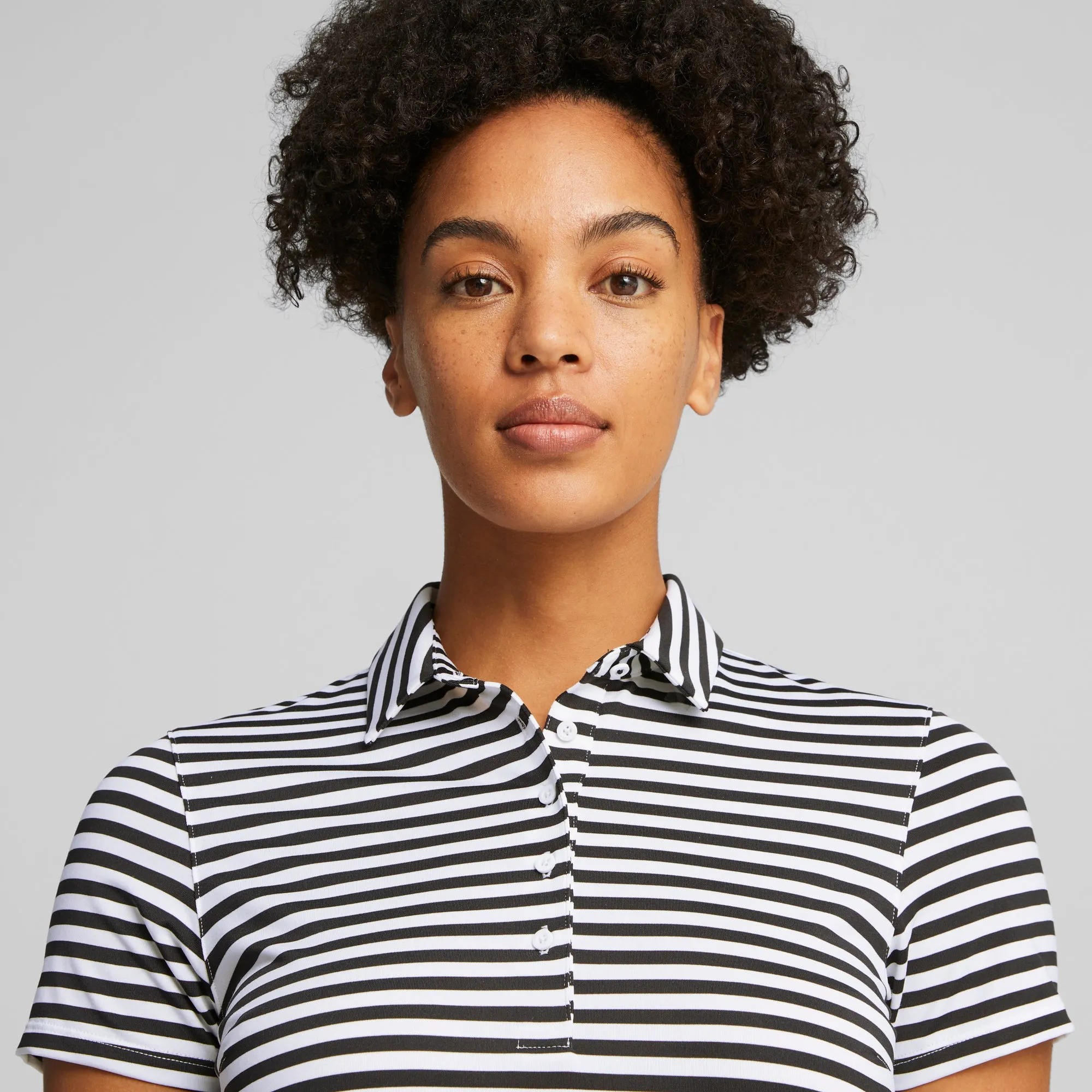 Women's MATTR Somer Stripe Golf Polo