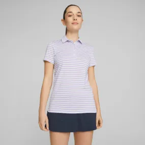 Women's MATTR Somer Stripe Golf Polo