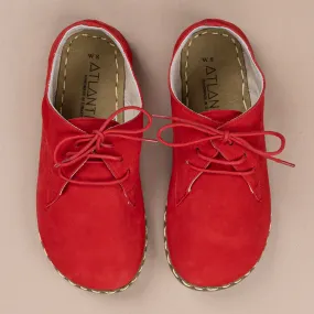 Women's Red Oxfords