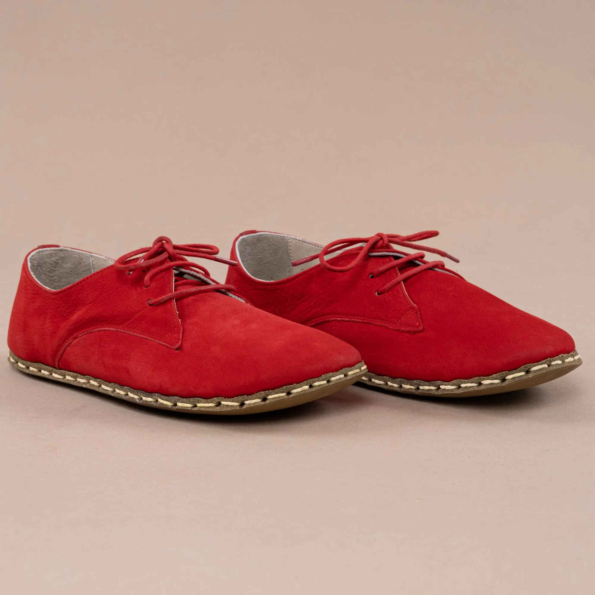 Women's Red Oxfords