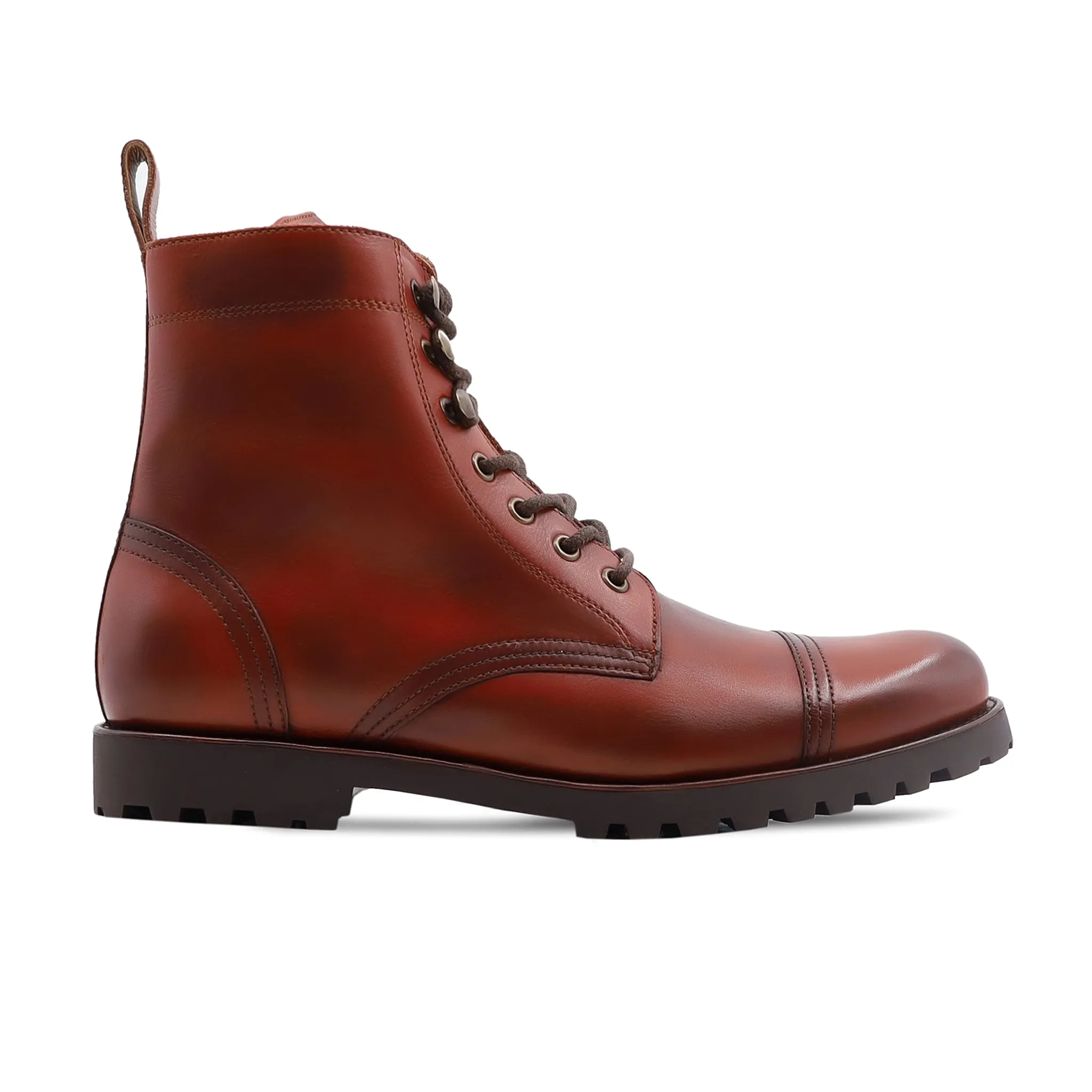 Yere - Men's Reddish Brown Calf Leather Boot